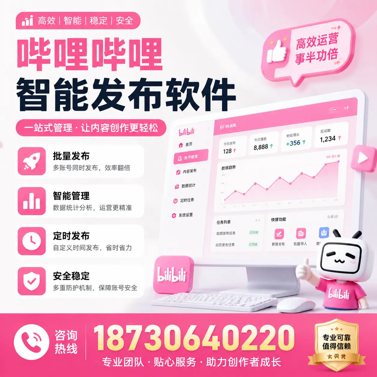 如何评估哔哩哔哩智能发布软件的ROI?营口 企业必读